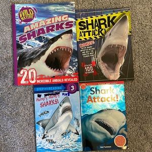 Childrens SHARK book lot